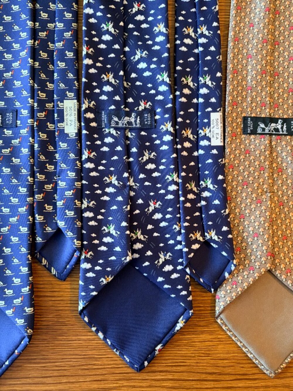 Vintage Hermes neckties $70 each - Picture 12 of 16